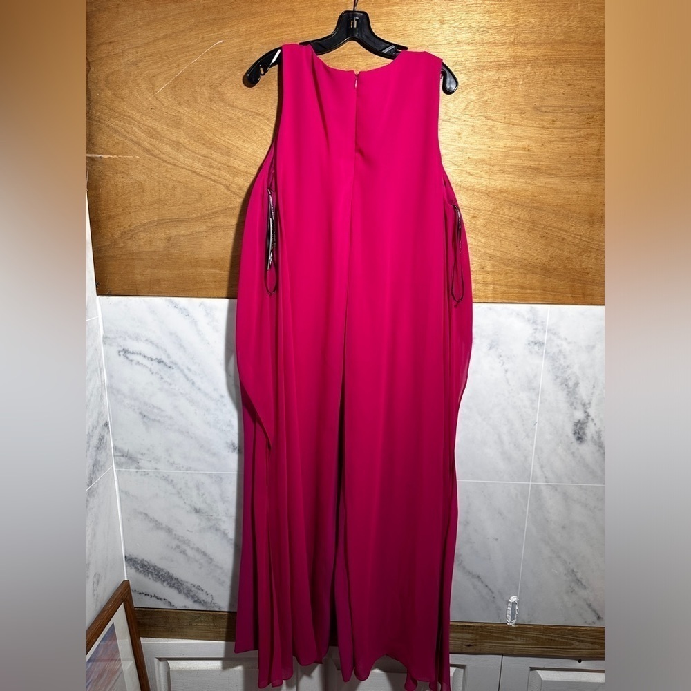 NWT Tahari ASL womens Sleeveless Fly Away Jumpsuit size 16 - Picture 5 of 11